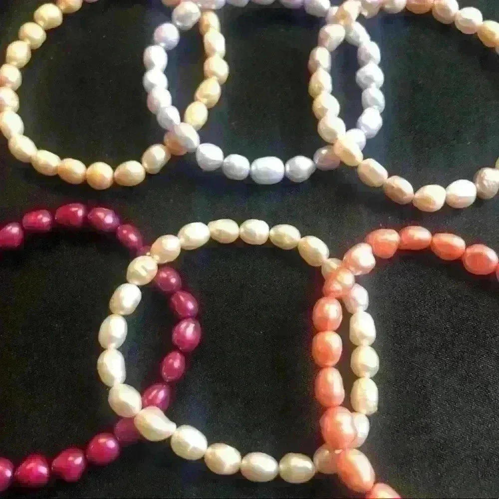 7 pc Mixed bead bracelets - Picture 2 of 10